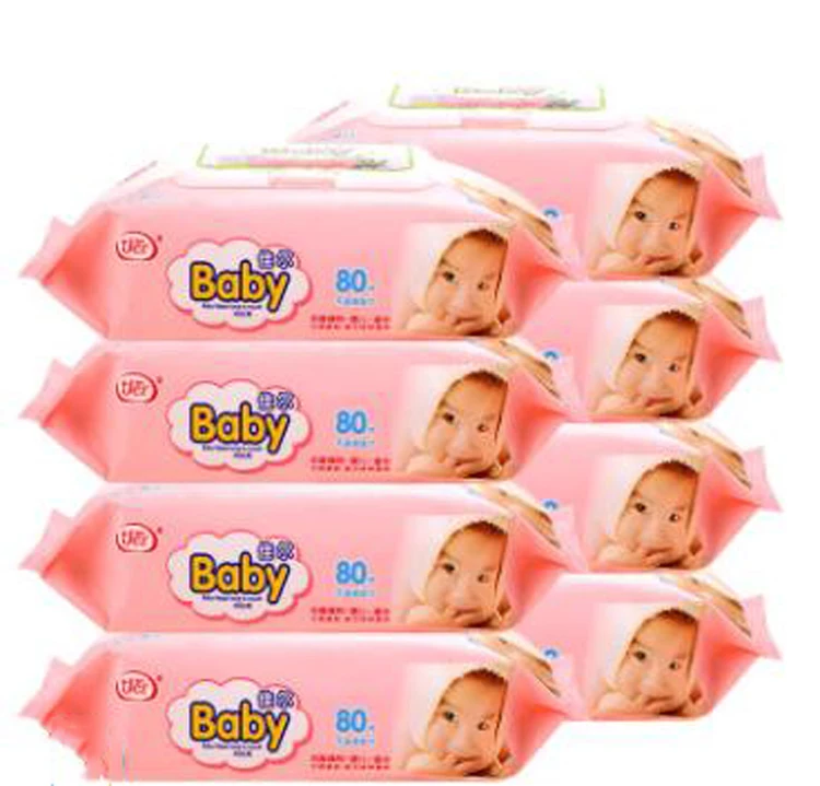 
Customized size bamboo disposable alcohol free baby cleaning wipes 