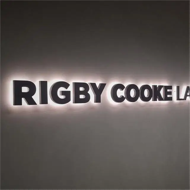 Custom Outdoor Custom Business Logo Signages 3D Backlit Letter