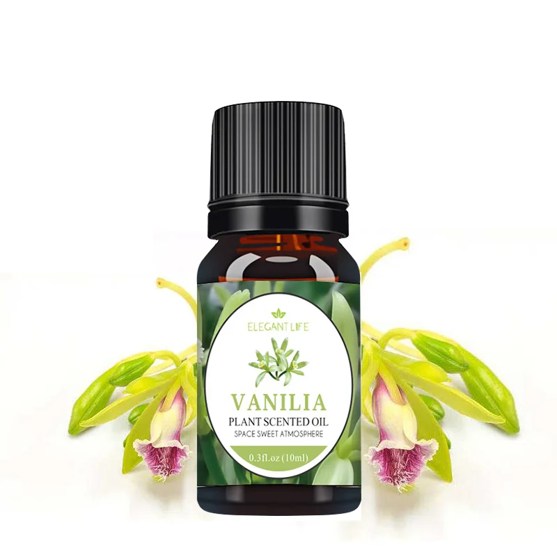 Wholesale Custom 100% Natural Plant Extract Water Soluble Sweet Vanilla Scent Essential Oil for Air Humidifier