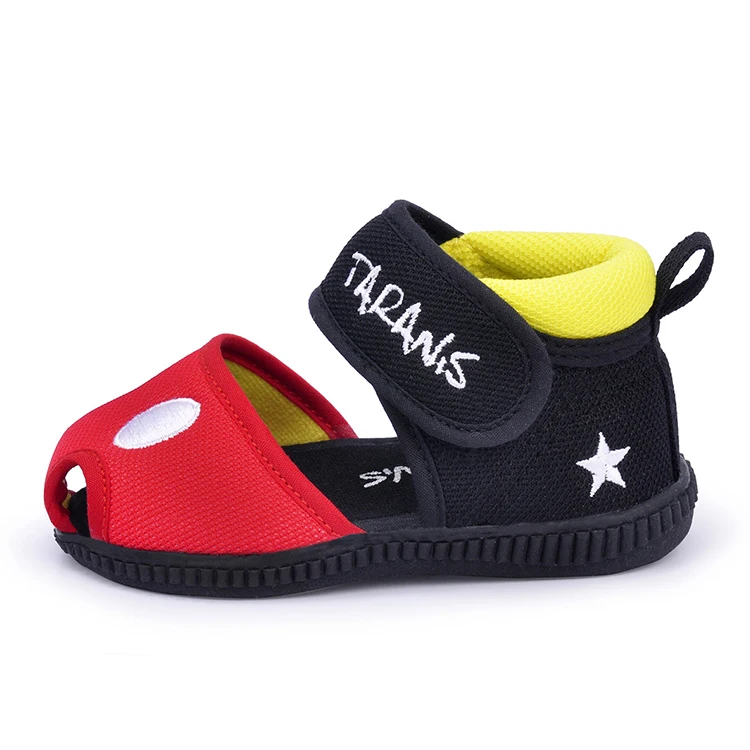 
Taranis 2021 new mixed color soft sole non slip flat baby sandals with beetle design for boys and girls 