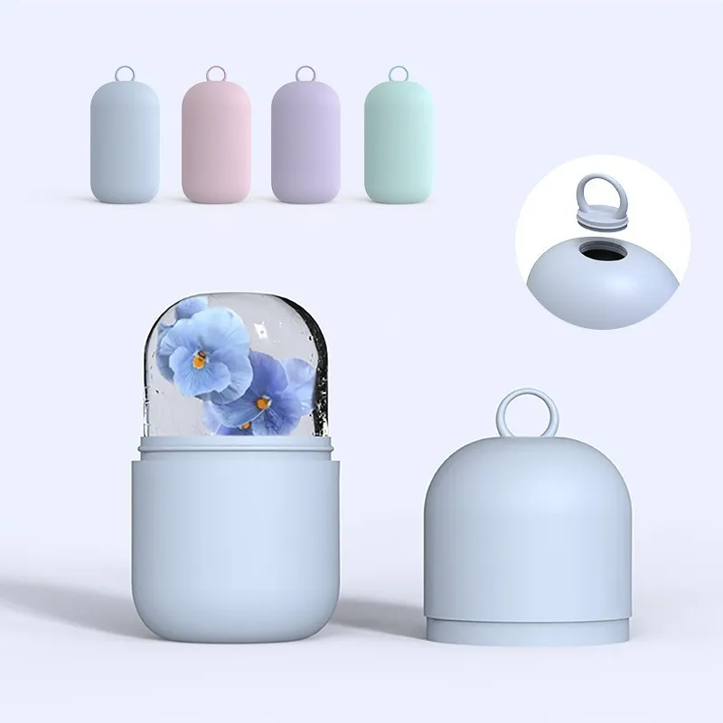Edible Silicon Apply Face Ice Cube Mold Facial Beauty Massage Cube Pore Shrink Hot and Cold Ice Compress Ice Tray