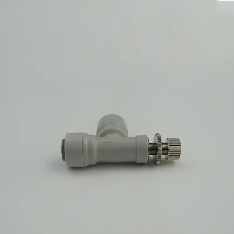 
Manual control valve 1/4' - 1/4' quick connect waste water flow control valve RO reverse osmosis pure water machine 