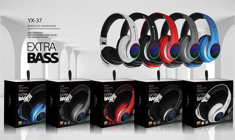 High-quality wireless earphones multi-purpose listening to songs on-ear headphone