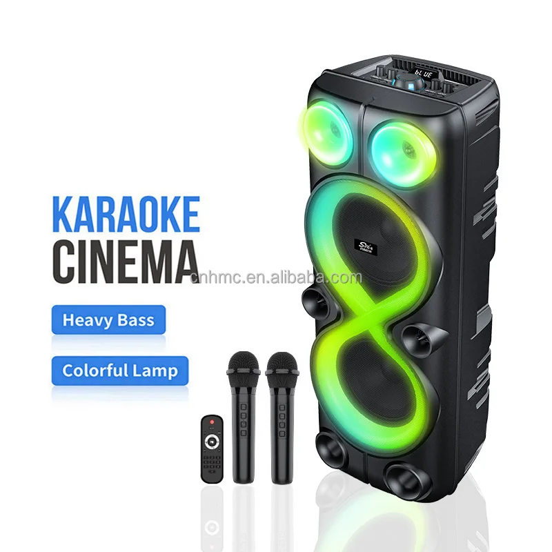 ZQS8238 двойной 8-дюймовый динамик caixa de som bluetooth колонки аудио система сабвуфер аудио динамик коробка