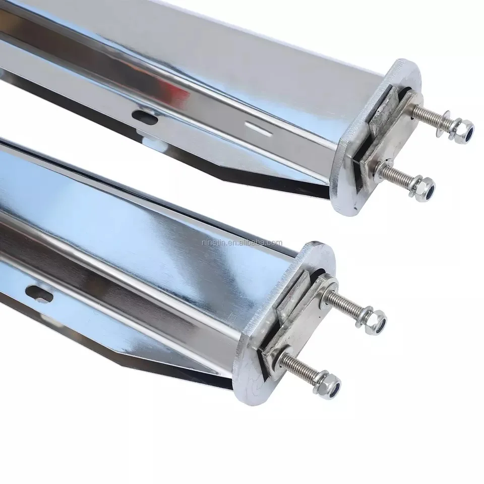 Semi truck accessories parts customize chrome mud flap hanger for universal american trucks