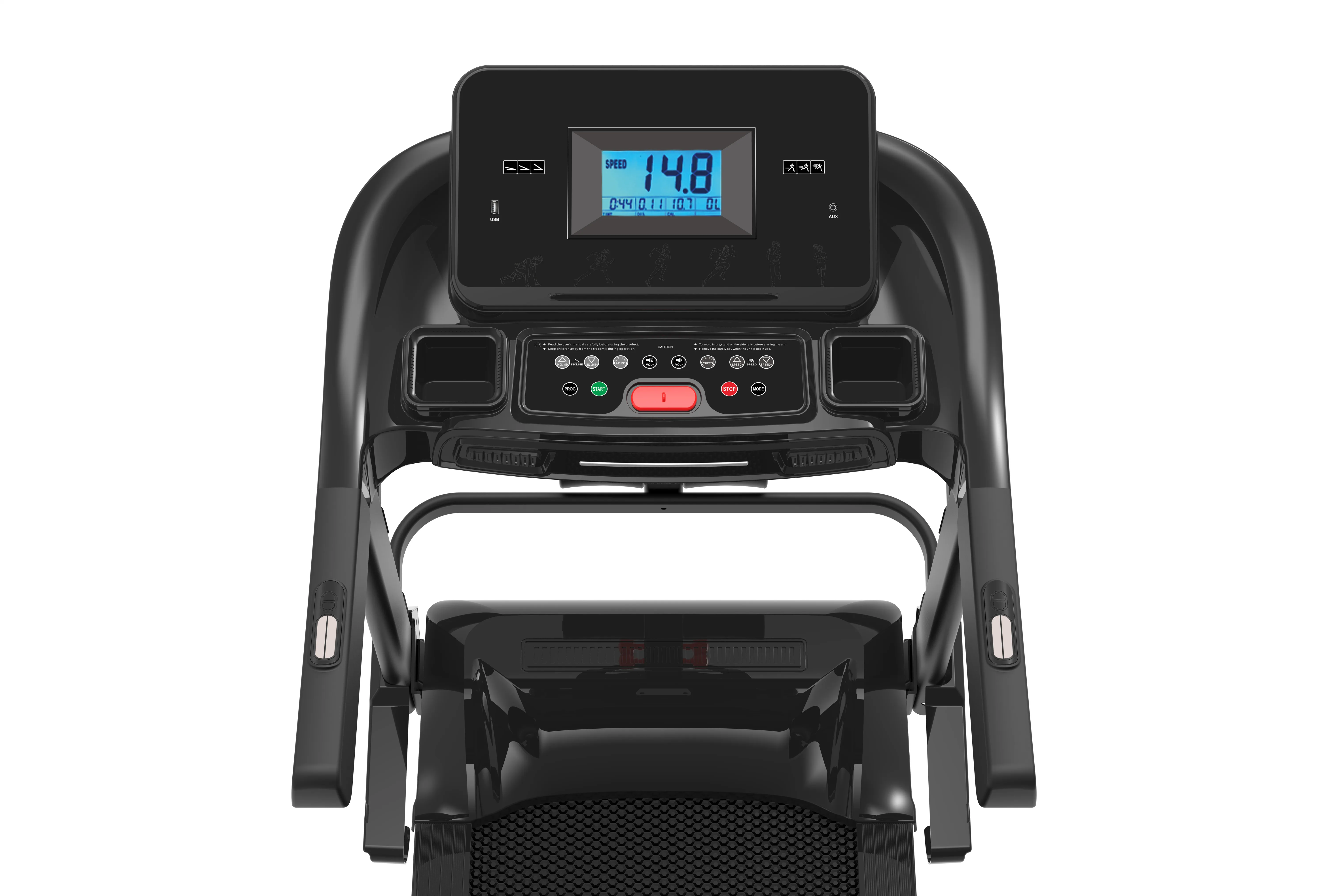 Lijiujia 3.5hp dc motor running machine 150kg user max weight electric commercial treadmill gym professional
