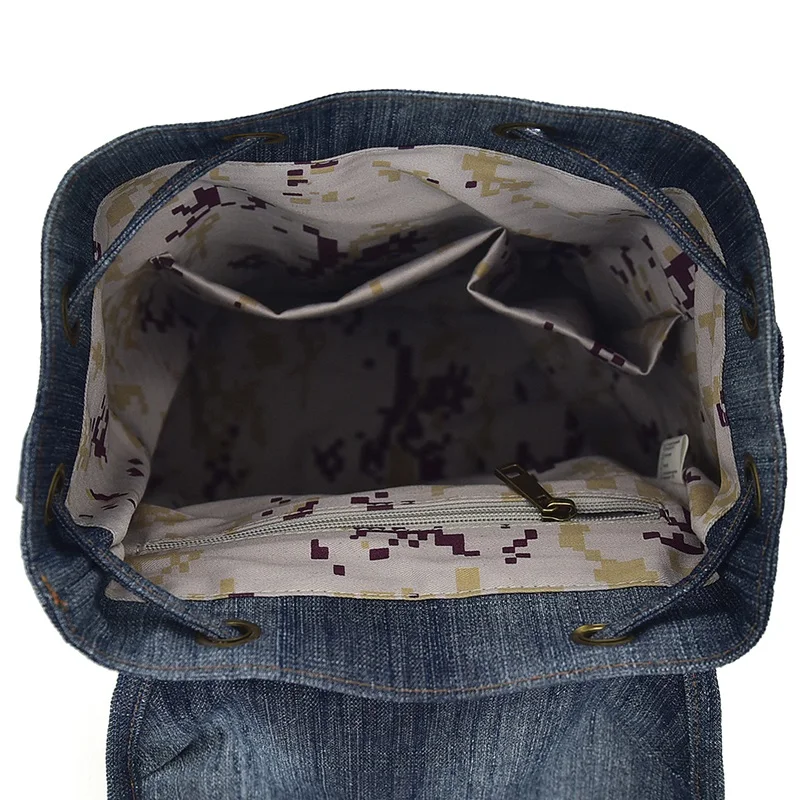 
2020 Cheap Denim Backpack Men Back pack girls school bags 
