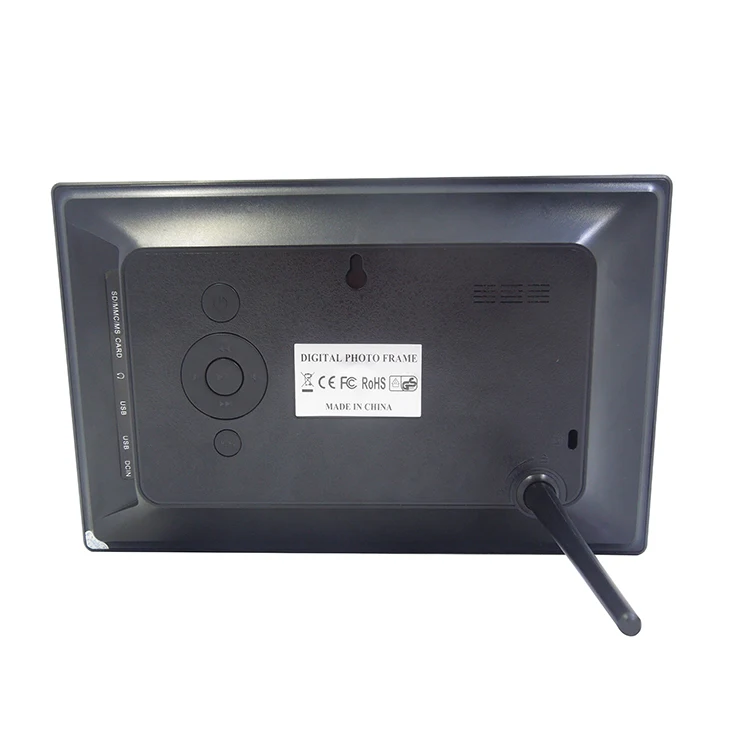 Remote Control Electronic Digital Picture Frame 9 Inch Digital Photo Frame With Mirror Protect Glass