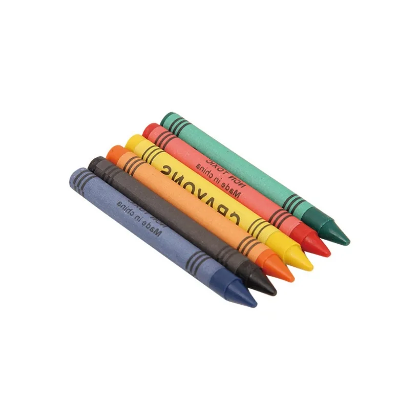 Standard Size Multi-Color Crayon Set Diy Drawing Kids Non-Toxic Custom Box And Rolling Paper Drawing Crayon Box Set For Children