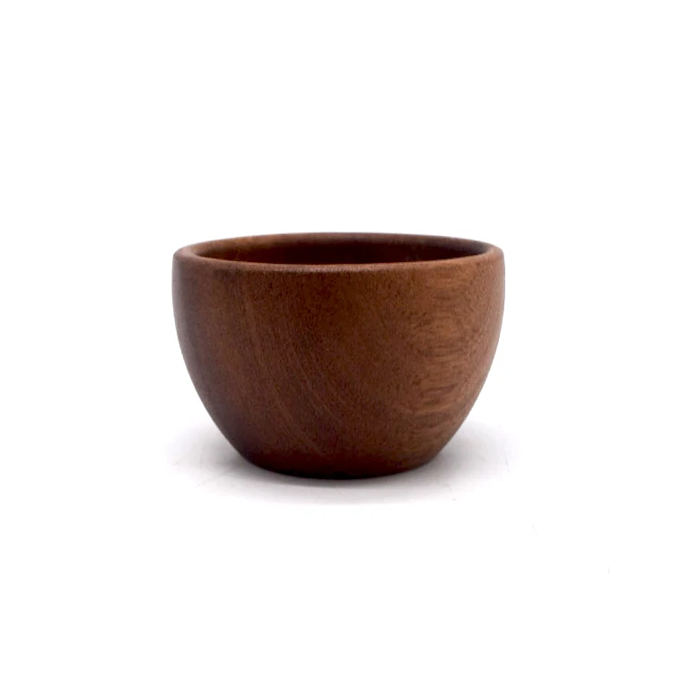 Factory Direct Vintage Hot Sale Eco Friendly Wood Grain Big Belly Tea Cups Custom Logo Wood Cup For  drinking