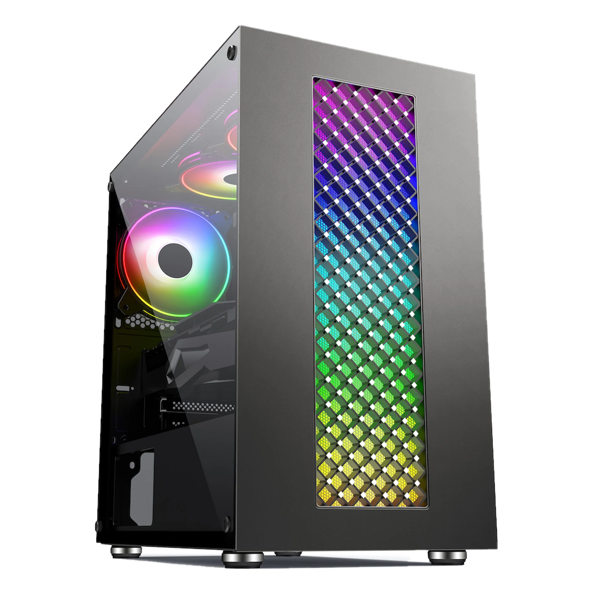 SAMA благородный игровой ПК чехол из закаленного стекла mini itx корпус usb 3,0 ITX чехол для ПК
