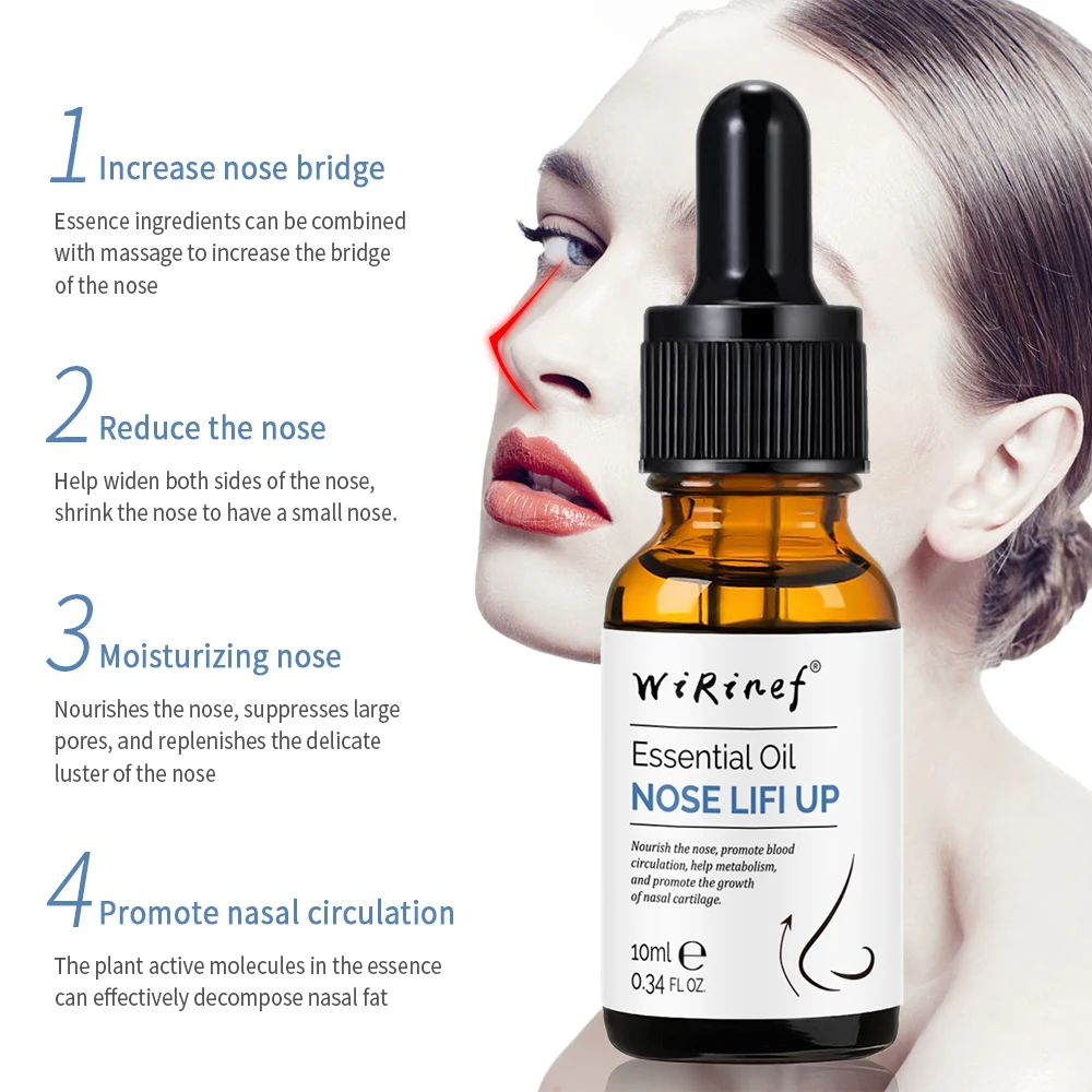 Hot Sale Nose Beautiful Essential Oil Shaping a beautiful nose Care Remodeling oil Lift Magic Essence Cream 10ml