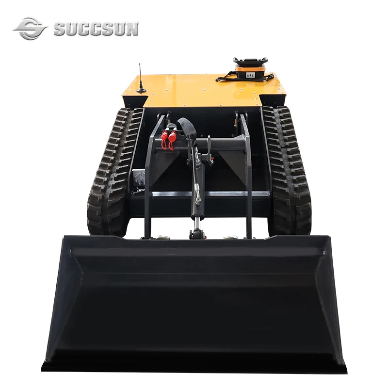 Electric micro loader suitable for narrow space operation turning in place wireless remote control small electric loader