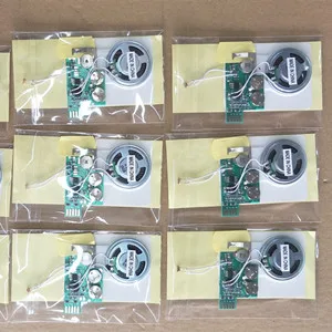 High quality light activated blank sound module recording the audio by computer or phone for DIY music packing gift box or toys