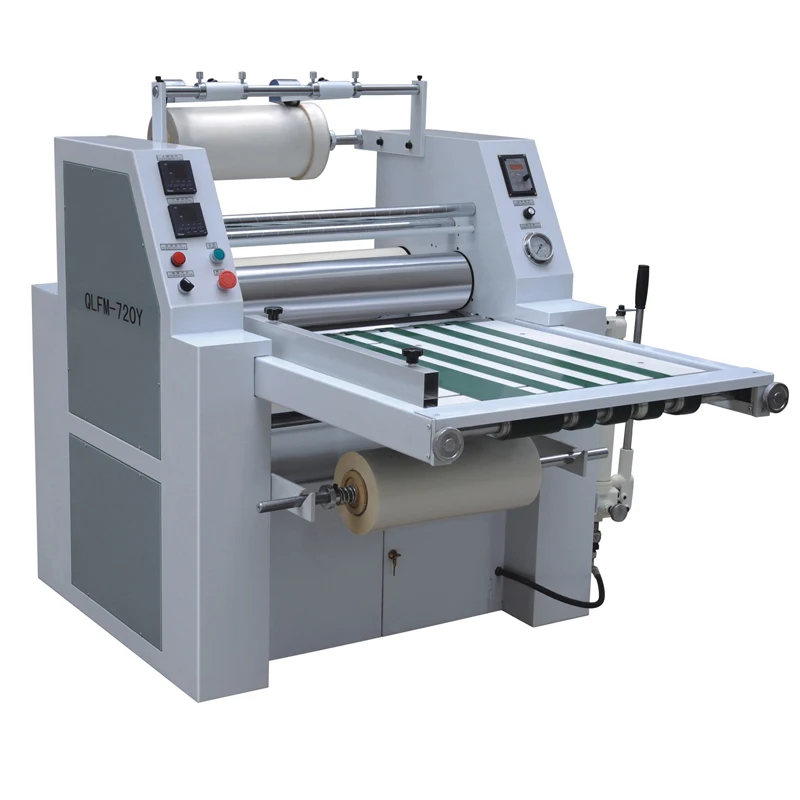 QLFM-720Y гидравлический высокоскоростной двойными бортами биаксиально-ориентированной пластиковой пленки Горячий ламинатор с подогревом рулона