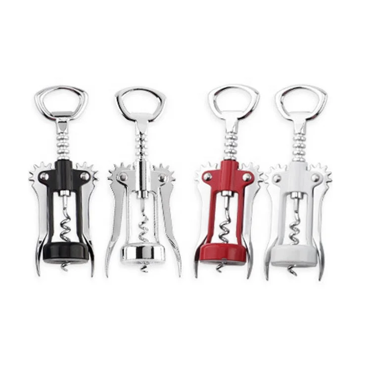 
New Design Multifunction Manual Metal Handle Red Wine Bottle Opener 
