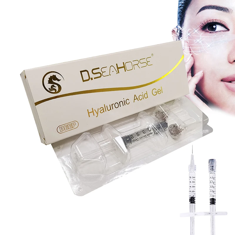 Wrinkle removal cosmetic surgery skin inject filler  cross linked hyaluronic acid  gel 10ml  for face nose  ha