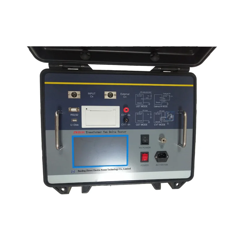 Automatic HV hipot  dielectric loss transformer tan delta tester