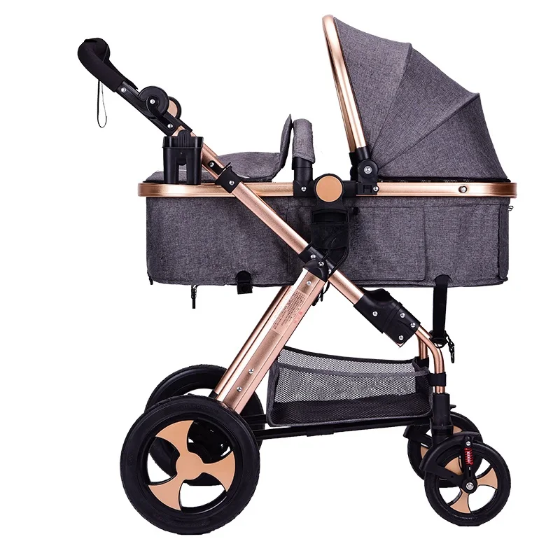 Baby Stroller Bassinet Pram Carriage Stroller All Terrain Vista City Select Pushchair Stroller Compact Convertible Luxury Stroll