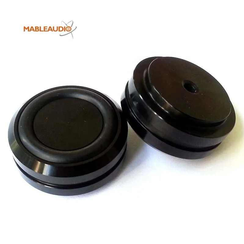 MAFE0193 30x13mm black Aluminum amplifier feet for Hifi Speaker tube amp cutting board feet computer case feet
