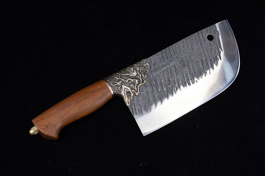 Longquan Custom Sharp Stainless Steel Knives Kitchen Chef Knife with Wood Handle