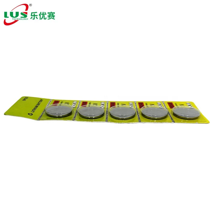 Coin Manganese Dioxide Lithium Batteries CR2430 3V 5pcs per card CR2430 Lithium Coin Battery DL2430