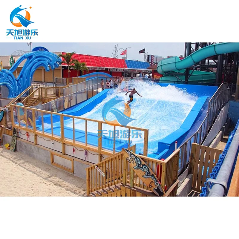 Hot Sale NEW Adult Flowrider Surf Simulator PVC and Fiberglass Surfboard for Indoor and Outdoor Water Parks for Resorts