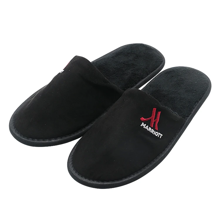 UG Customized  Logo Non-Slip Guests Slippers Spa Hotel Home Party Wedding Supplies Disposable Slippers for Women Men