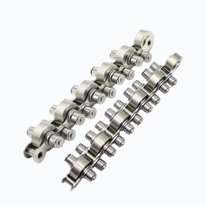 Двойная цепь с коротким шагом 08BS 12BS 16BS из нержавеющей