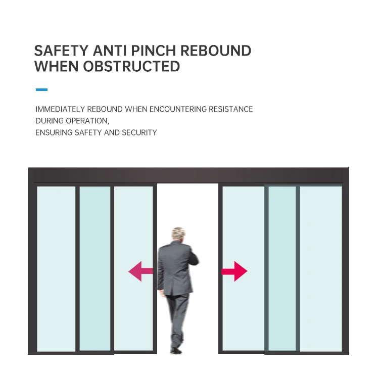 CUMU CMD-150BT Commercial Glass Frameless Automatic Sliding Door Operator 12v DC Automatic Sliding Door Closer