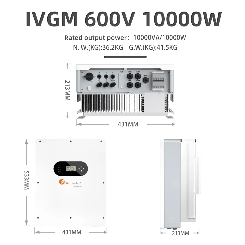 felicity solar price mppt solar charge controller inverter 10kva inverter with high voltage regulation