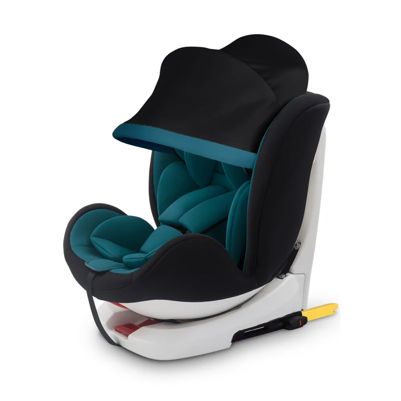 360 rotating spin group 0 1 2 3 ISOFIX + Latch system car baby safety seat with sun shade canopy babies 0 - 12 years