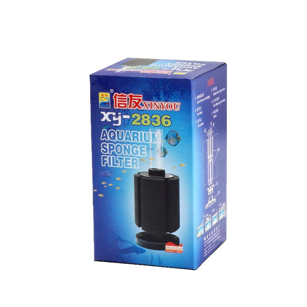 Aquarium Products Sponge Filter Bio Filter Supplies Fish Tank XINYOU XY-2836