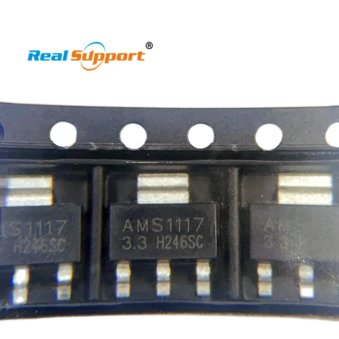 Оригинальный AMS1117-3.3 AMS1117-3.3V 1A LDO Регулируемый источник питания чип регулятор напряжения