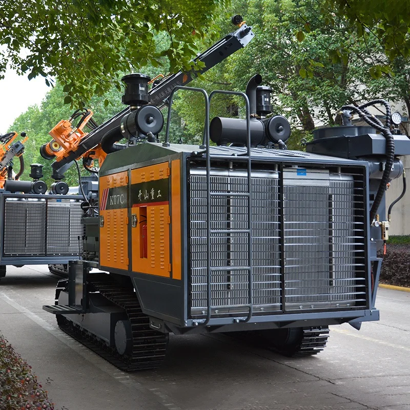 KT7 deep 25m 120r/min portable blast hole drilling rig