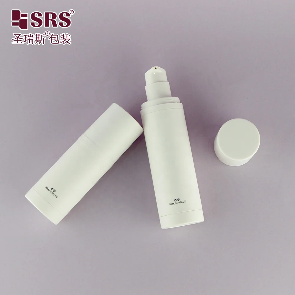Refillable Airless Pump Bottle For Cosmetics PP Plastic Bottle Empty Packaging 30ml 50ML 100ML