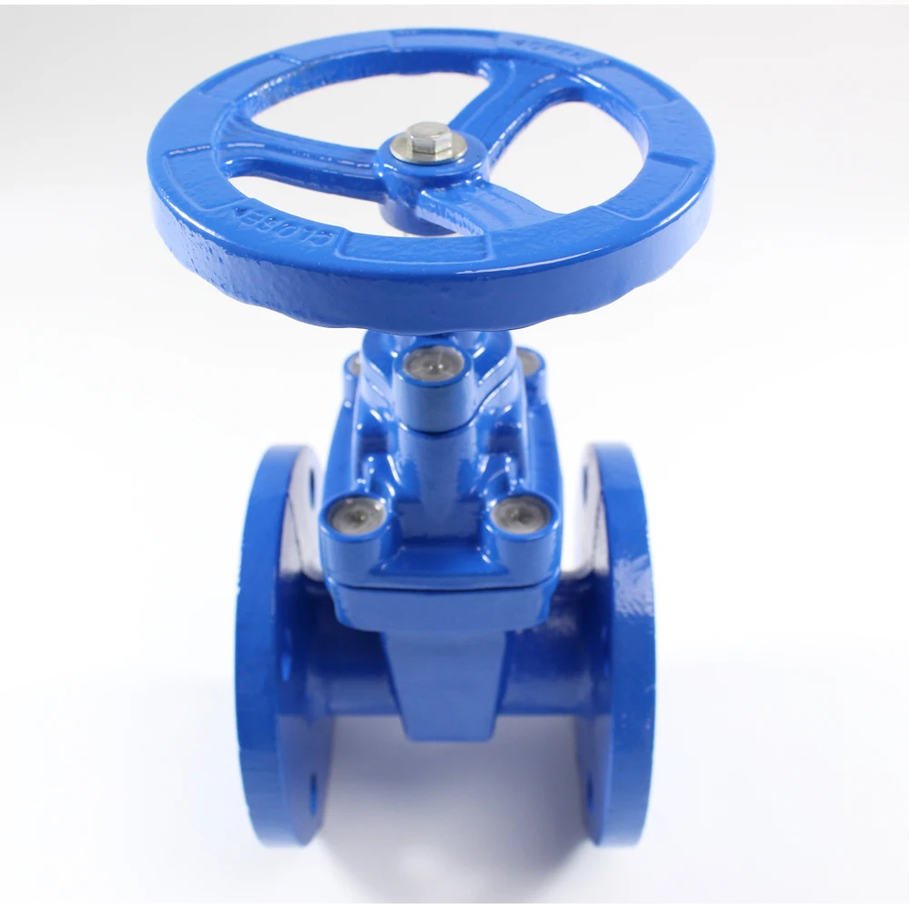 Ductile cast iron GGG50 FLG resilient wedge gate valve