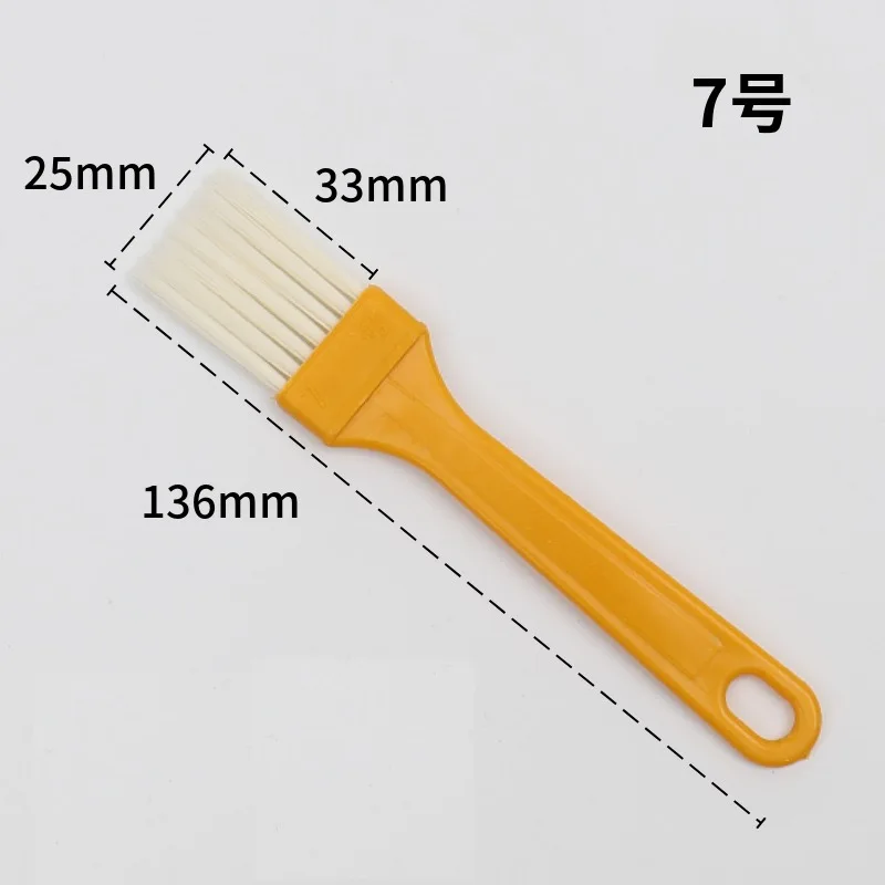 Plastic Handle Synthetic Polyester Filament Chip Paint Brushes  Mini Cooking Baking Barbecue Brush with Low Price