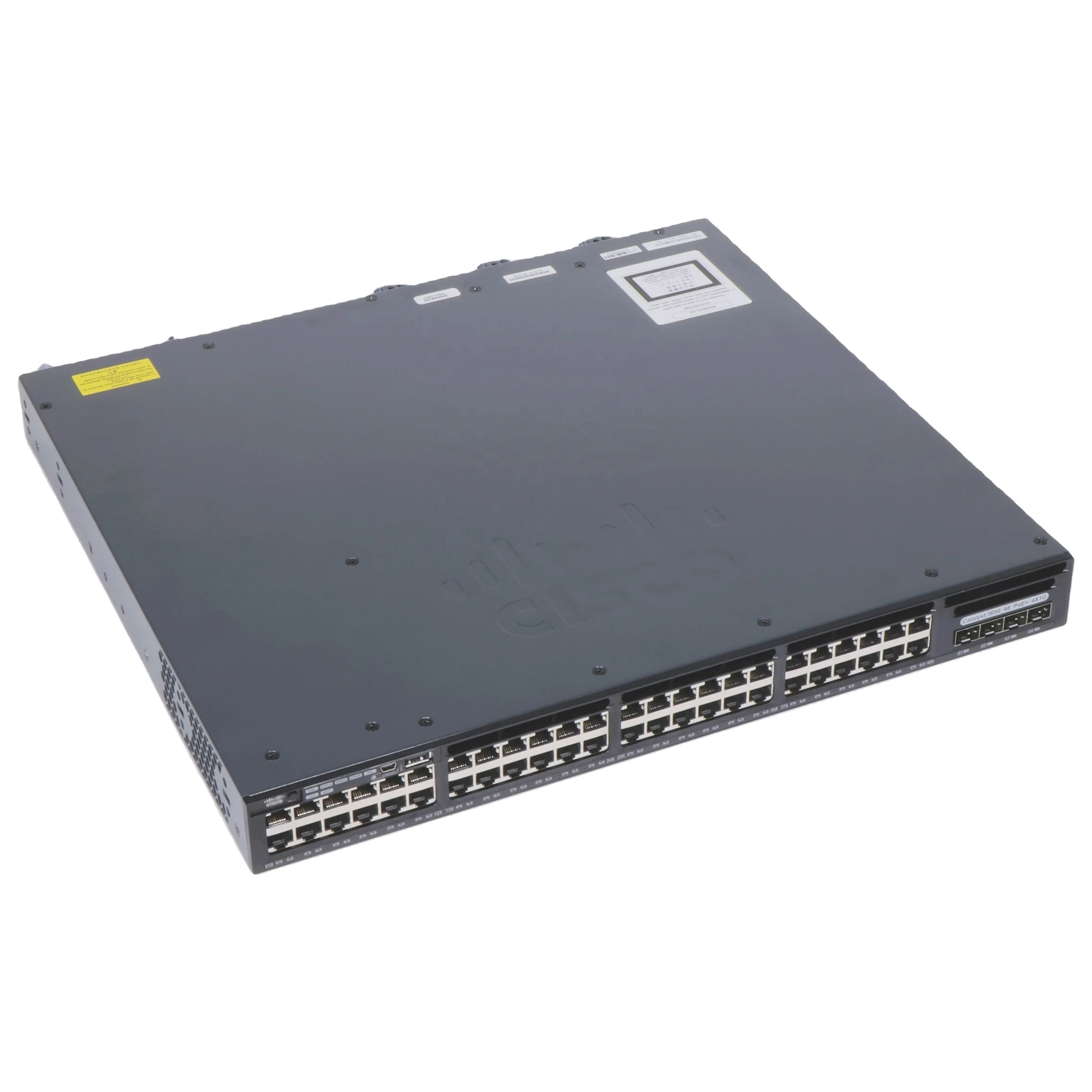 Original WS-C3650-48FS-L 3650 48 Port Gigabit Ethernet POE Switch 4 x 1G SFP Ports1025W AC power supply