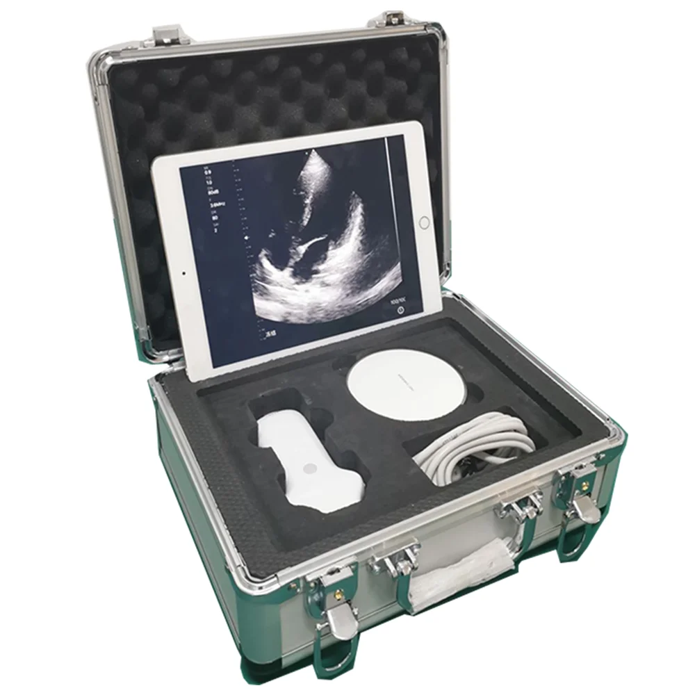 Suresult Convex 128 Elements Wifi Linear Doppler Ultrasound Wireless Ultrasound For Ios Android Handheld Ultrasound