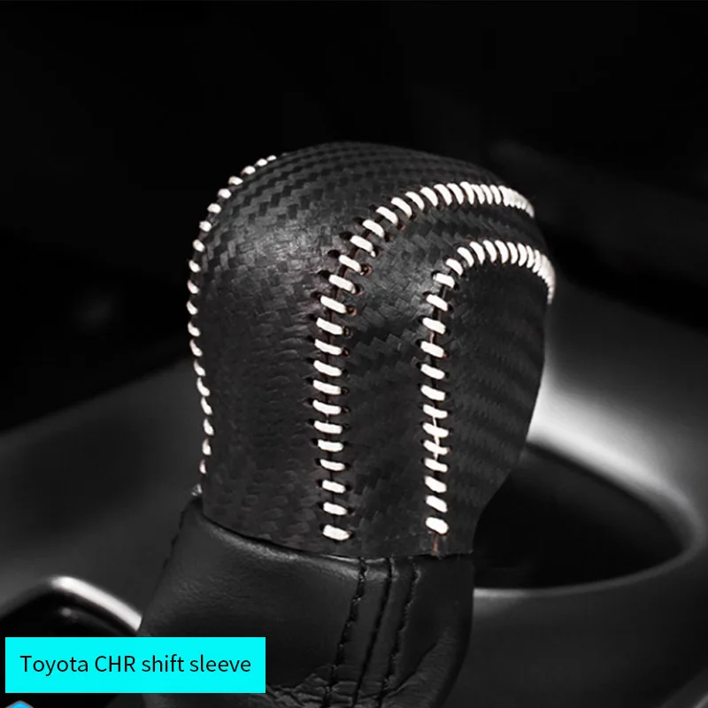 Wholesale customized anti-skid leather automobile shift knob cover Special car, wear-resistant, scratch-resistant, non-slip