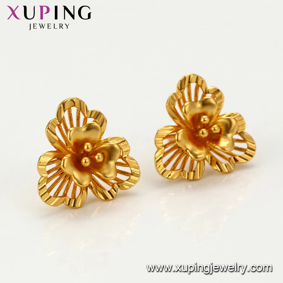 65951 XUPING 24K позолоченный набор ювелирных изделий для невесты африканские ювелирные изделия золотого цвета экологичный медный комплект