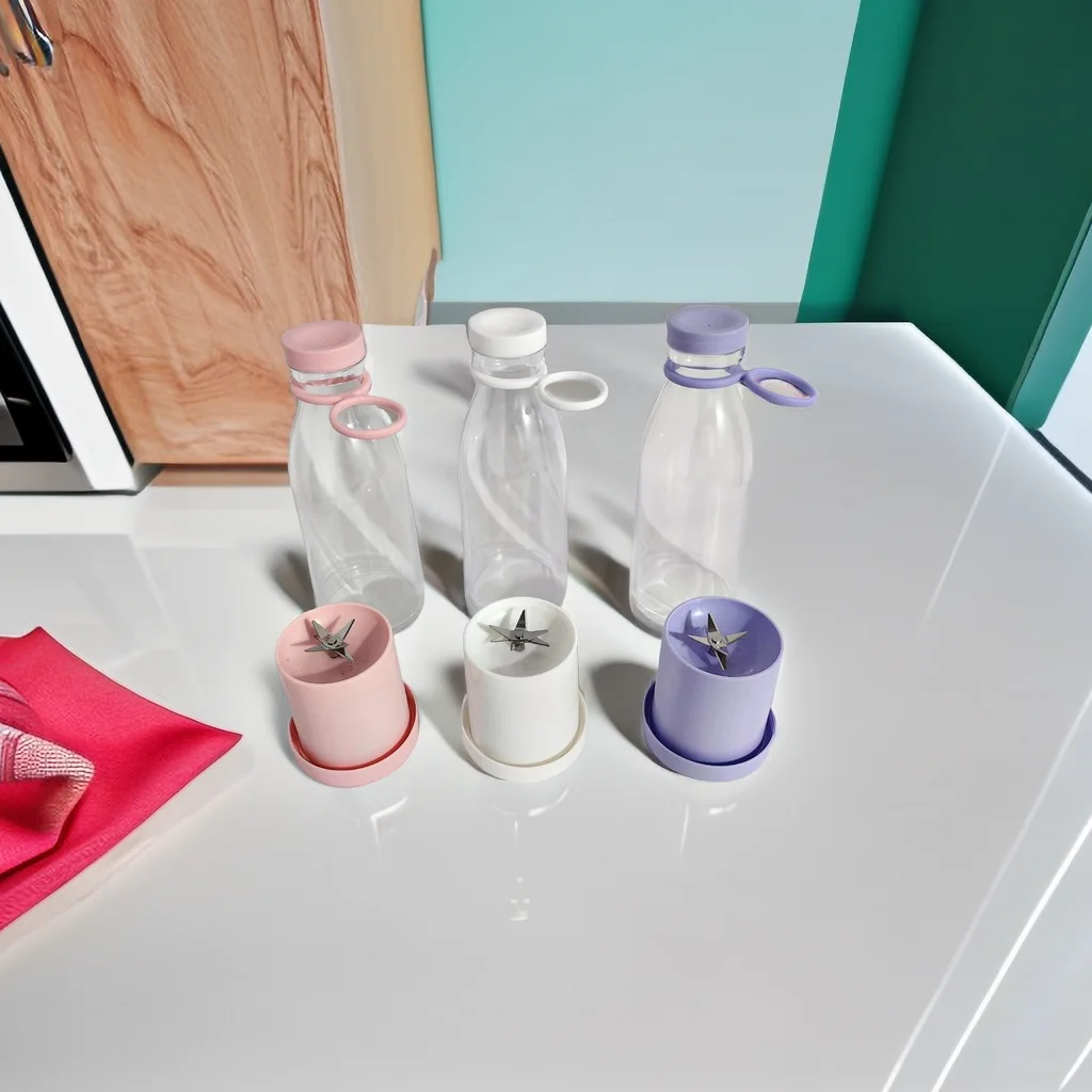 Hand Blender Powder Blender Machine Portable USB Blender Big Capacity Rechargeable Waterproof 380ML Car Battery Plastic OEM 80