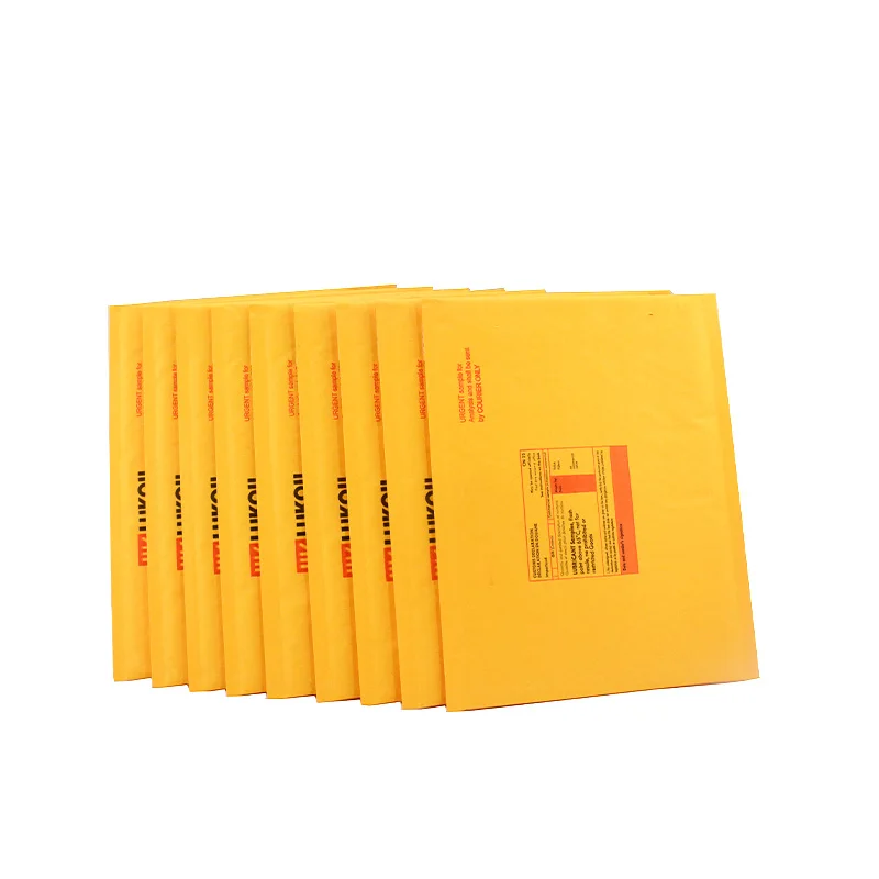 
Eco friendly kraft paper bubble mailer free shipping bags post package envelopes 