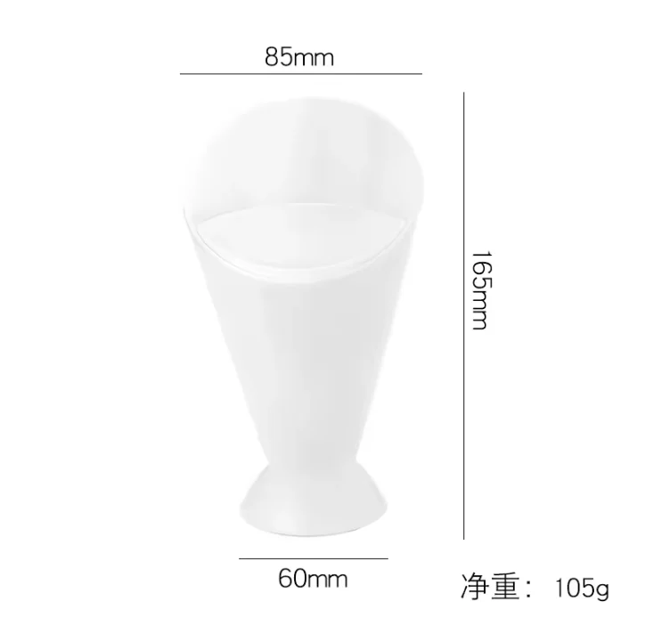 Multiple colors Kitchen Gadget silicone cup Kitchen Potato Tool Tableware Reusable French fries cup plastic party cup