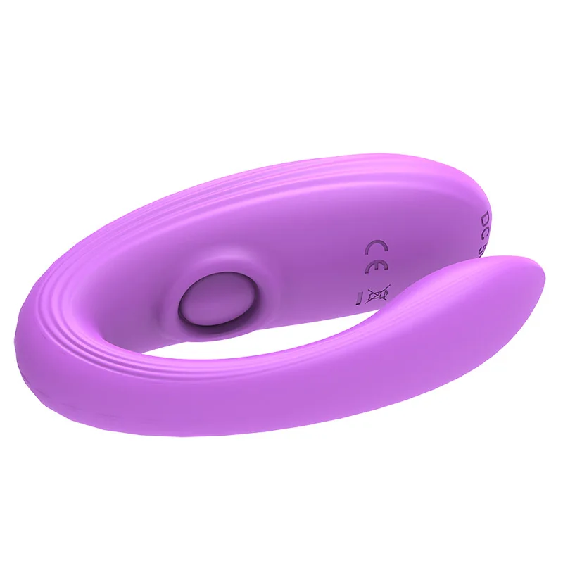 Patting Simulation Pussy Clit Vagina Wireless Vibrating Strap On U Shape double vibrator Sex Toys for Woman