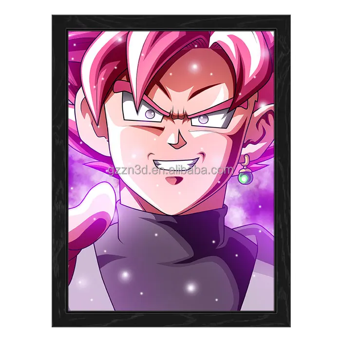 custom 30x40cm Japanese anime style home decoration flip wall painting