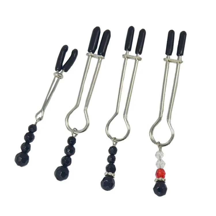 Metal Labia Clips Nipples Breast Clamps Labium Clitoris Color Bells Bondage Slave Sex Toys Adult Games Couples Flirting Products