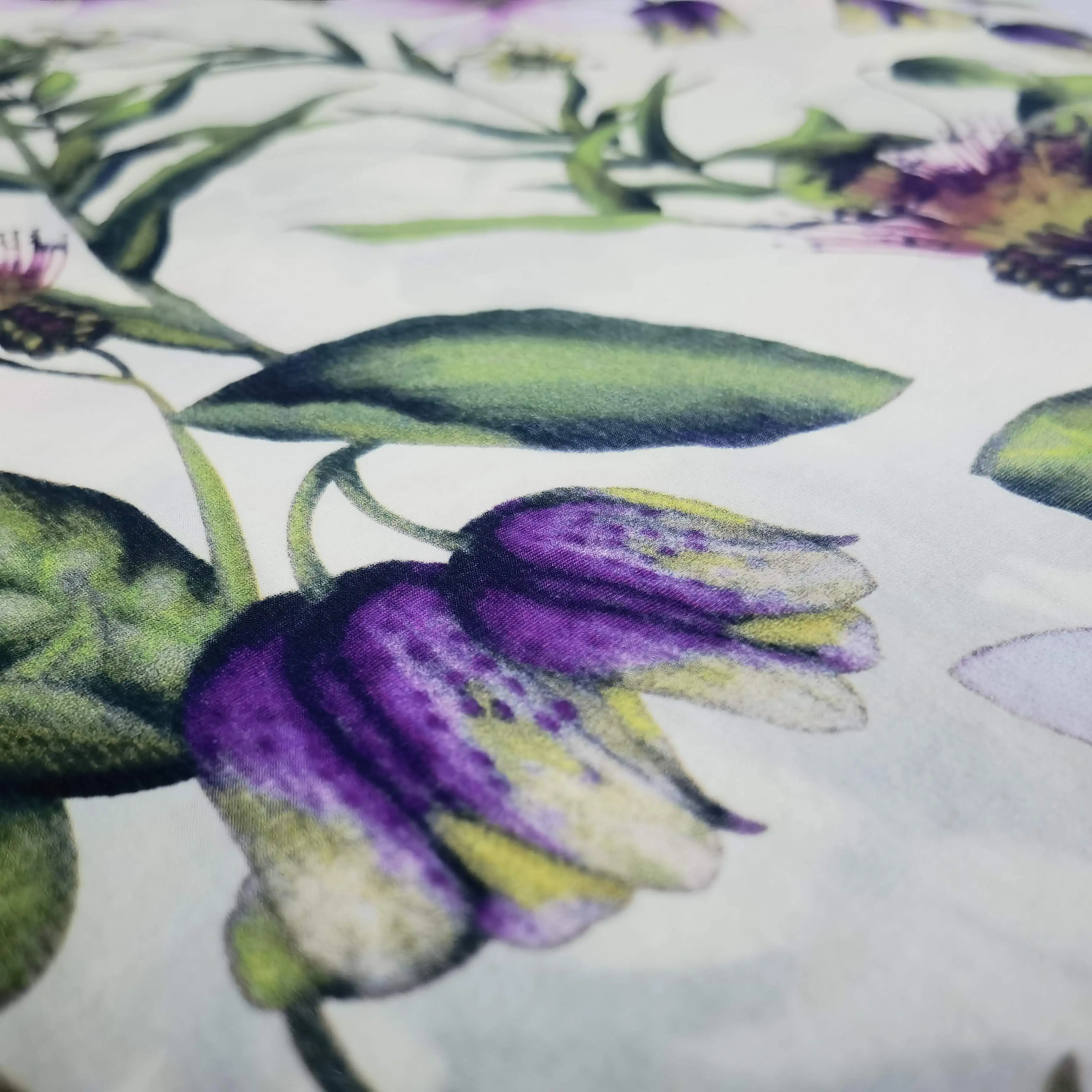 high quality stock nylon cotton spandex fabric 55% polyamide 42% cotton 3%  elastane stock printed