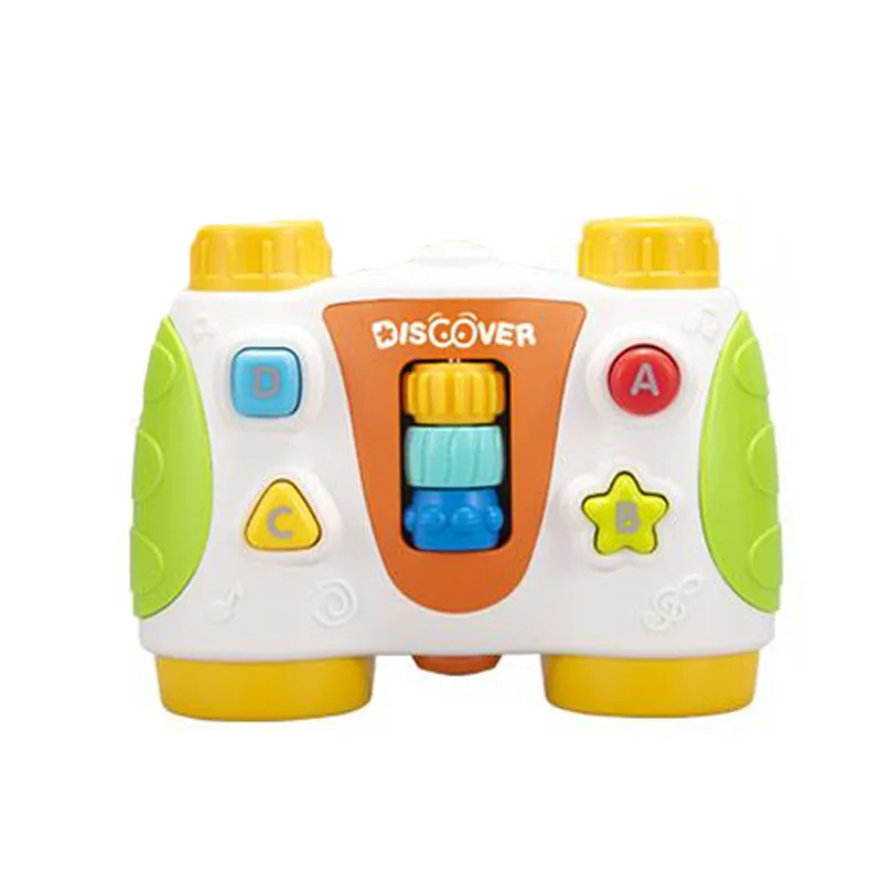 Baby Gripping toys music early education sound and light-up baby telescope projection toys